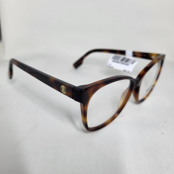 Burberry 2345 3316 Light Havana Rx-able Eyeglasses Made in Italy NEW - Picture 2 of 5